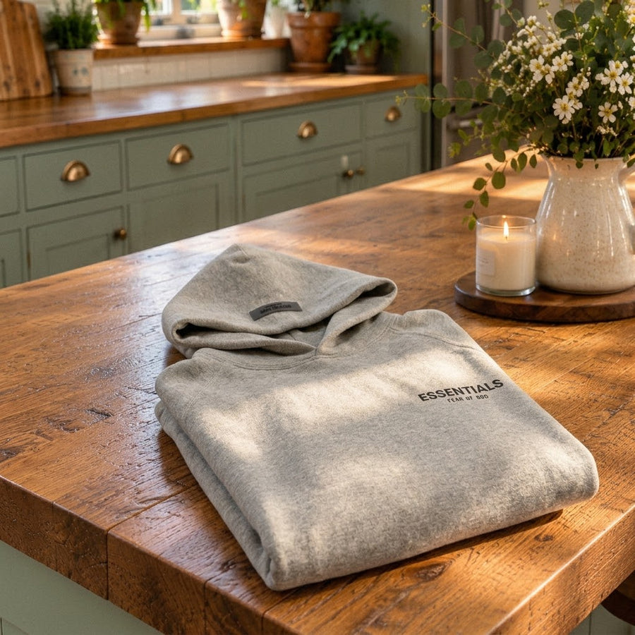 GREY FOG HOODIE