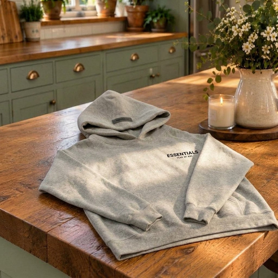GREY FOG HOODIE